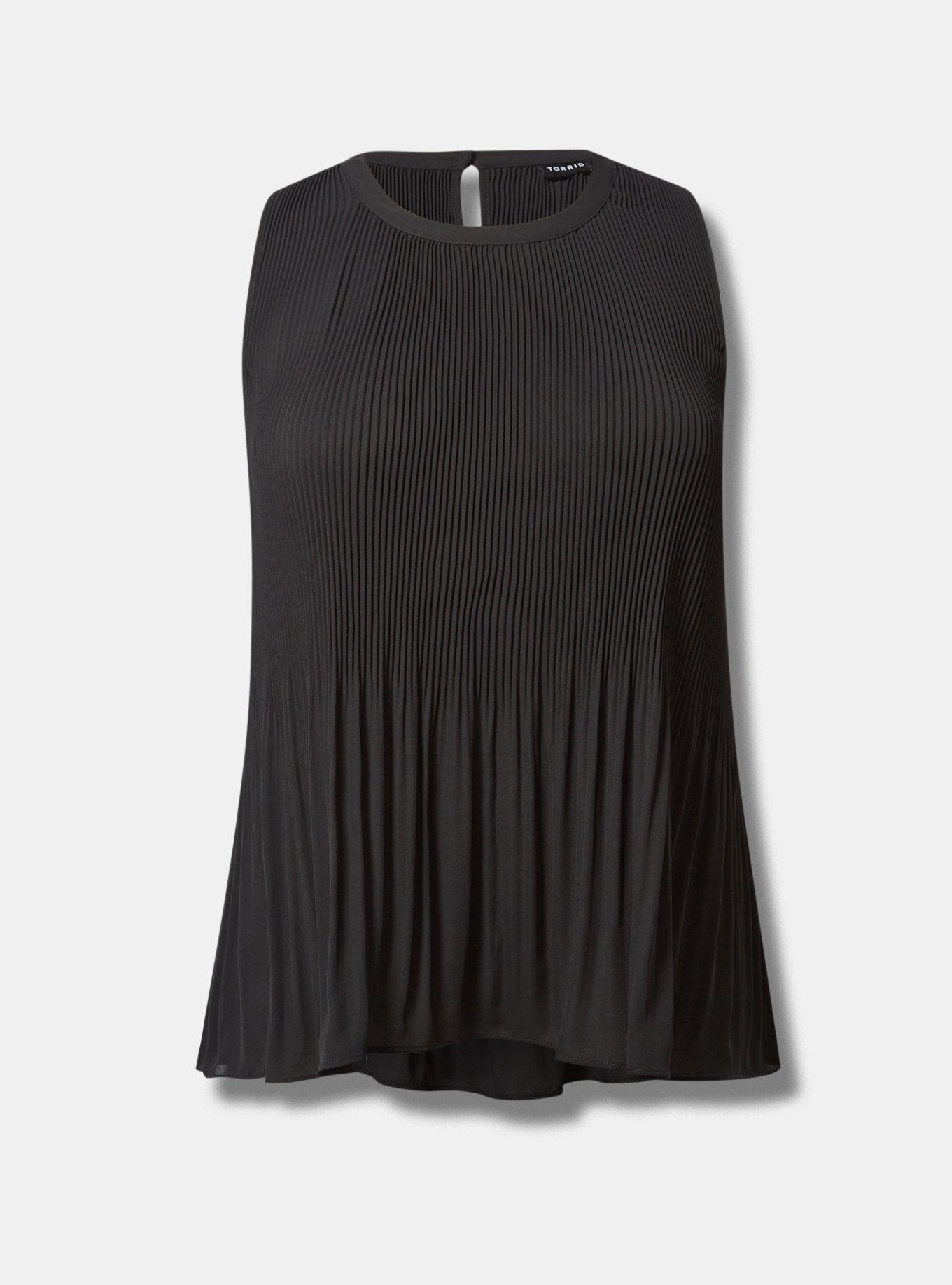 Georgette Pleated Tank