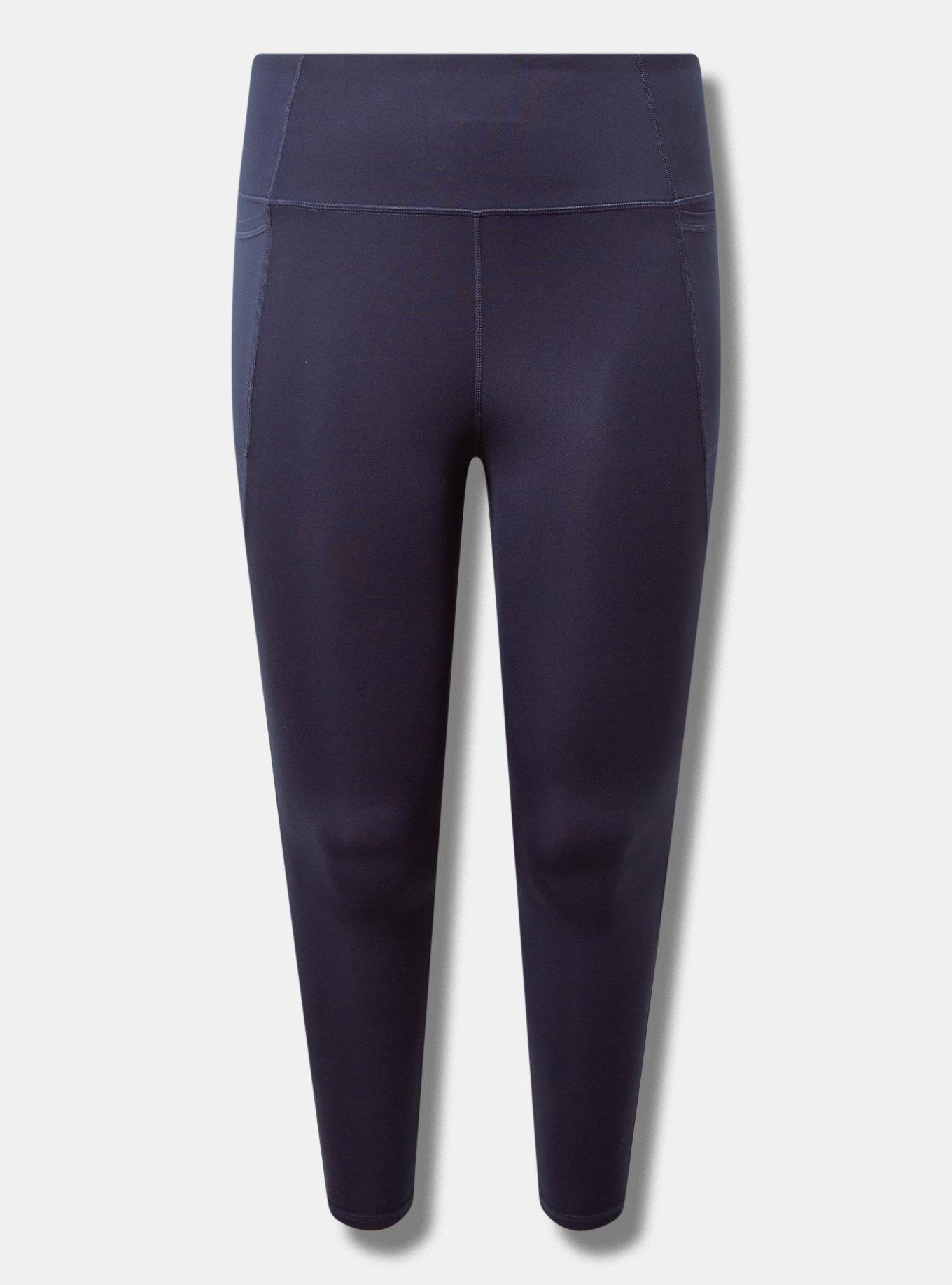 Soft Performance Jersey Full Length Active Legging, PEACOAT, hi-res