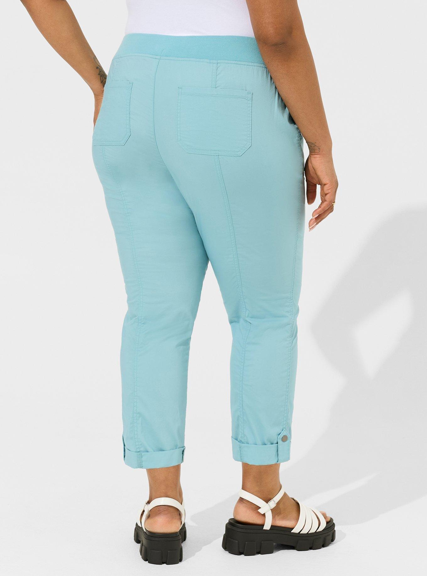 Lior Sidney Taupe Pull Up Stretch Cropped Pant main image 1