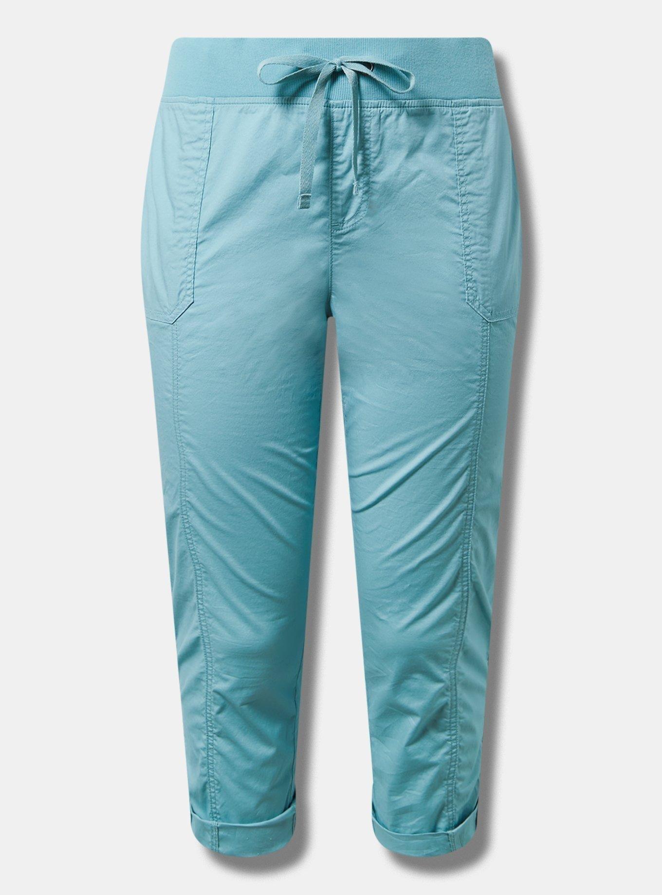 Rotate - Poplin Tapered Pants 1153643082 - 3082 Hydrangea (blue) Comb.