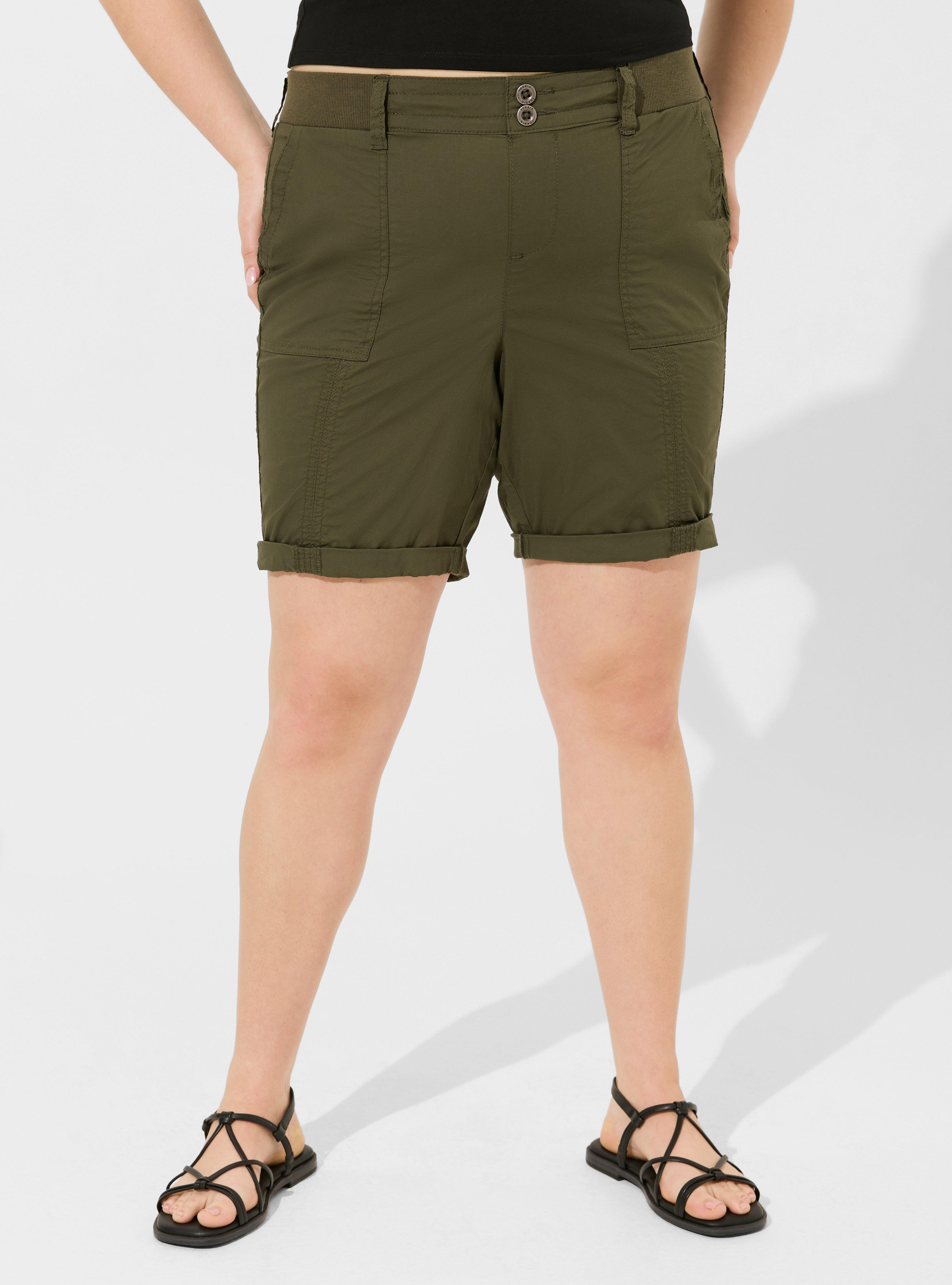 8'' Stretch Poplin Utility Short