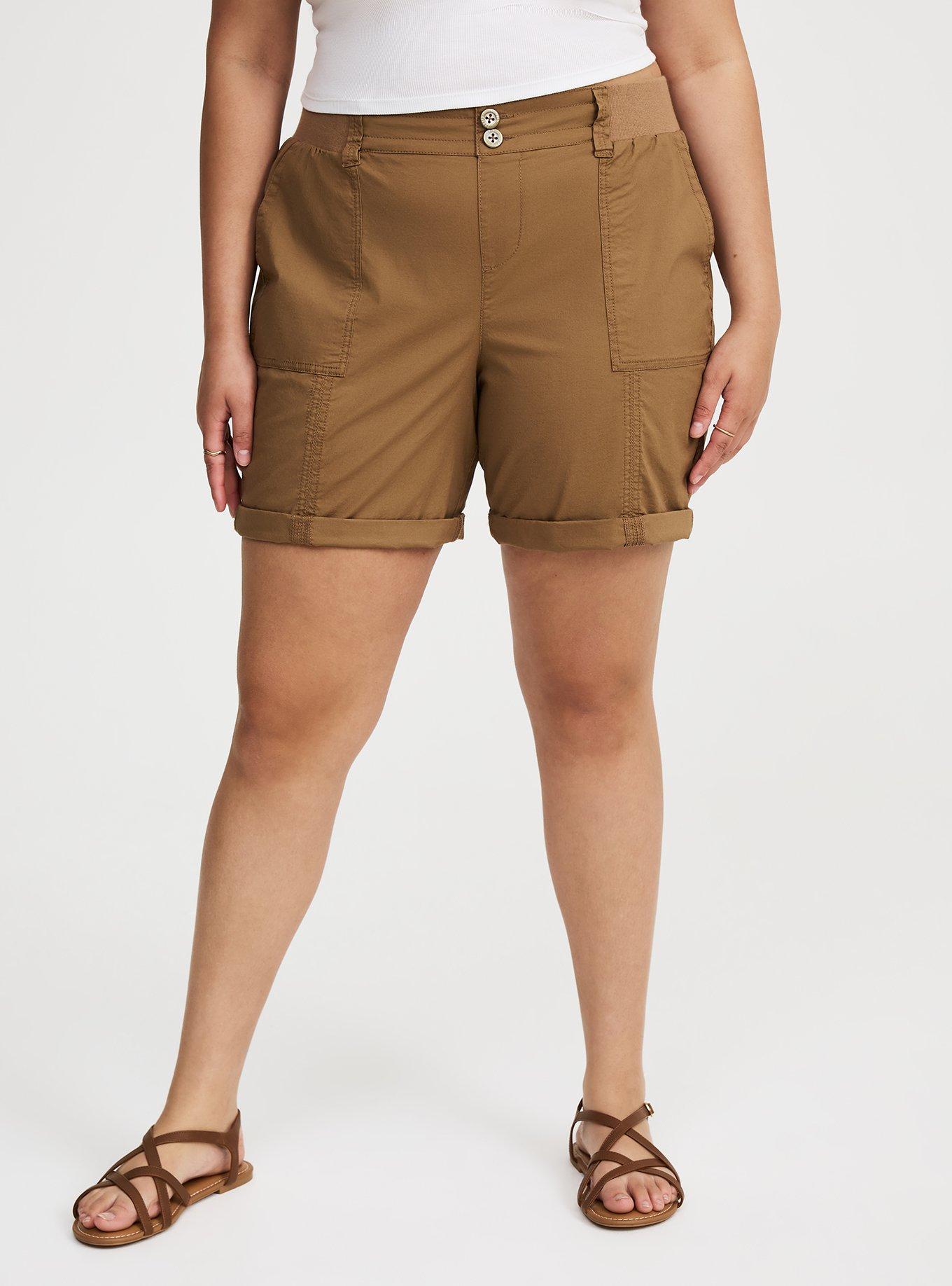 8'' Stretch Poplin Utility Short