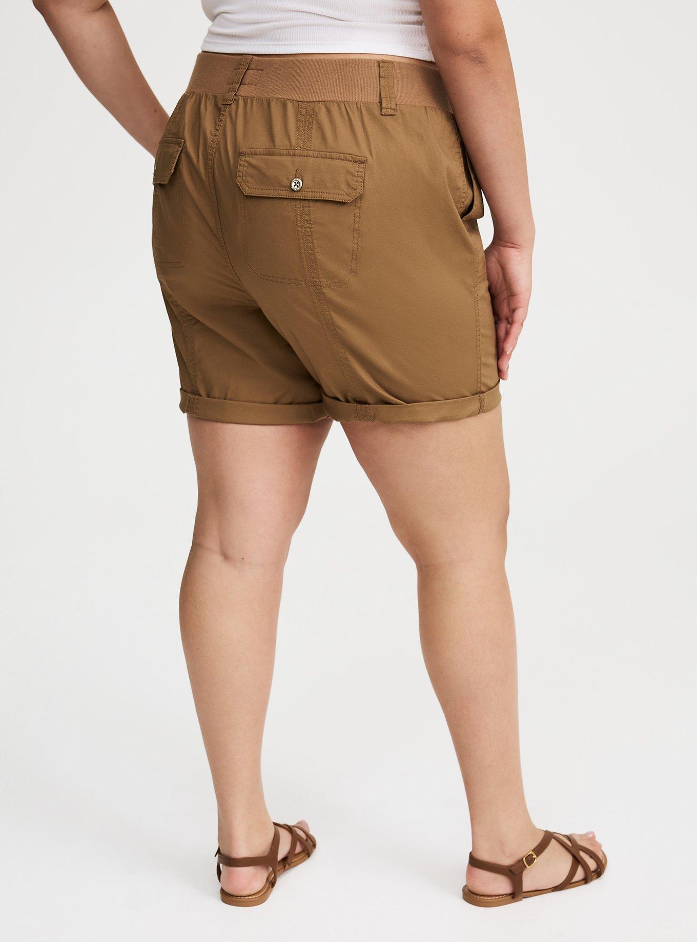 8'' Stretch Poplin Utility Short