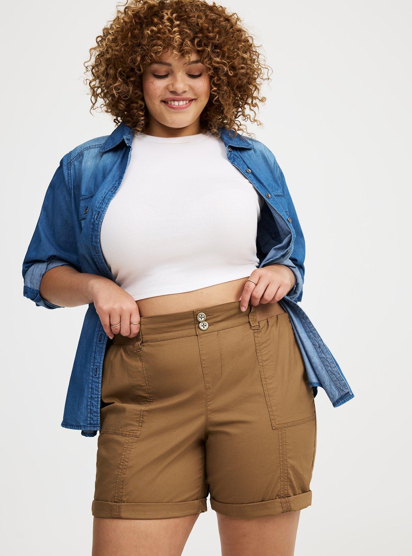 8'' Stretch Poplin Utility Short