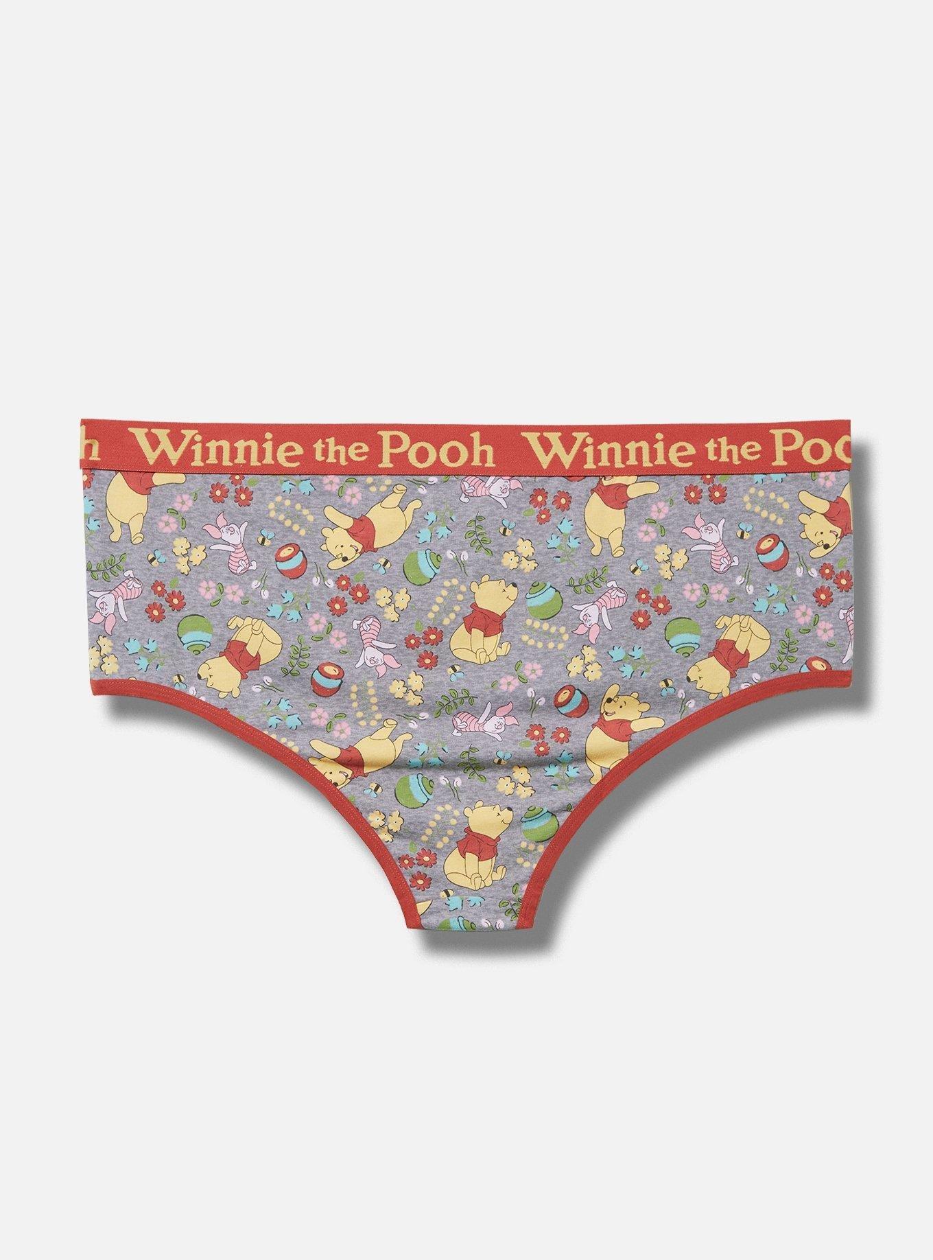 Winnie The Pooh Mid Rise Cotton Cheeky Panty