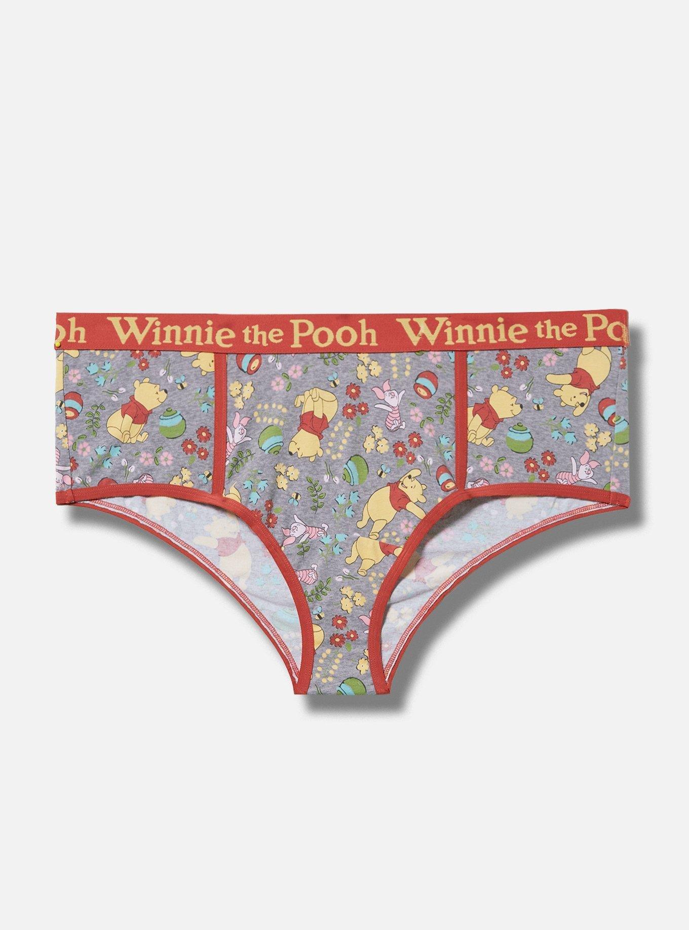 Winnie The Pooh Mid Rise Cotton Cheeky Panty