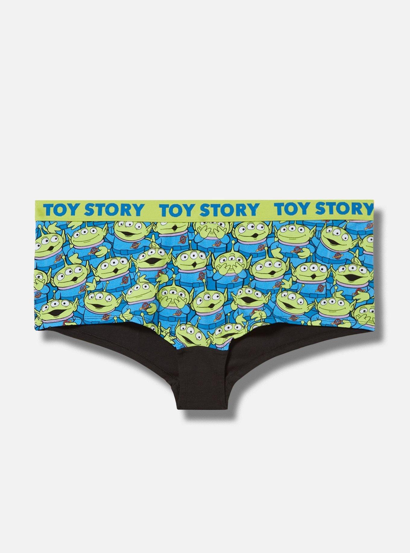 Toy Story Aliens Mid-Rise Cotton Boy Short Panty