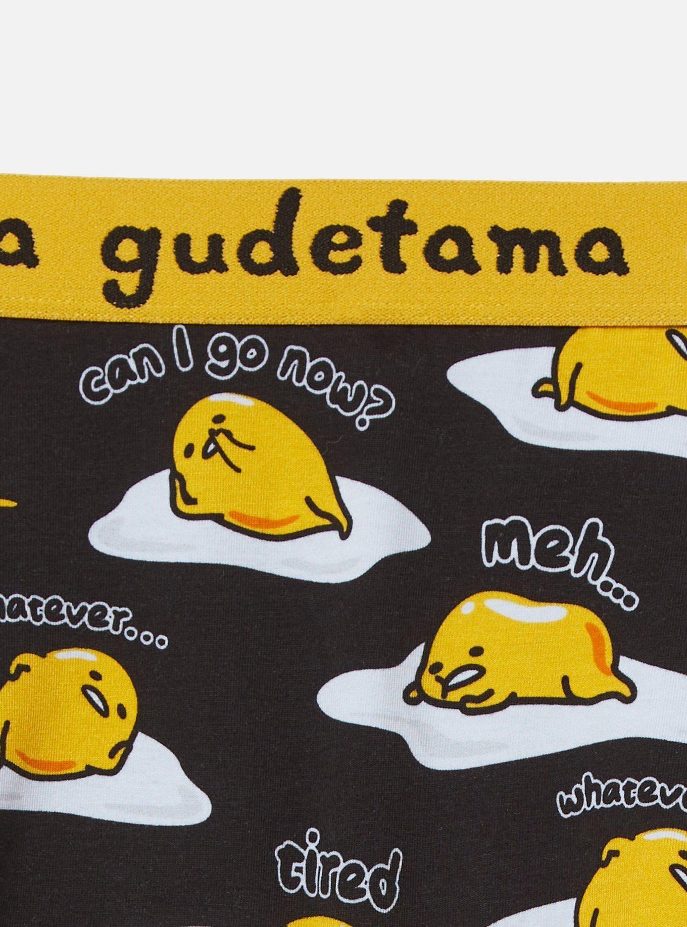 Gudetama Mid Rise Cotton Boyshort Panty