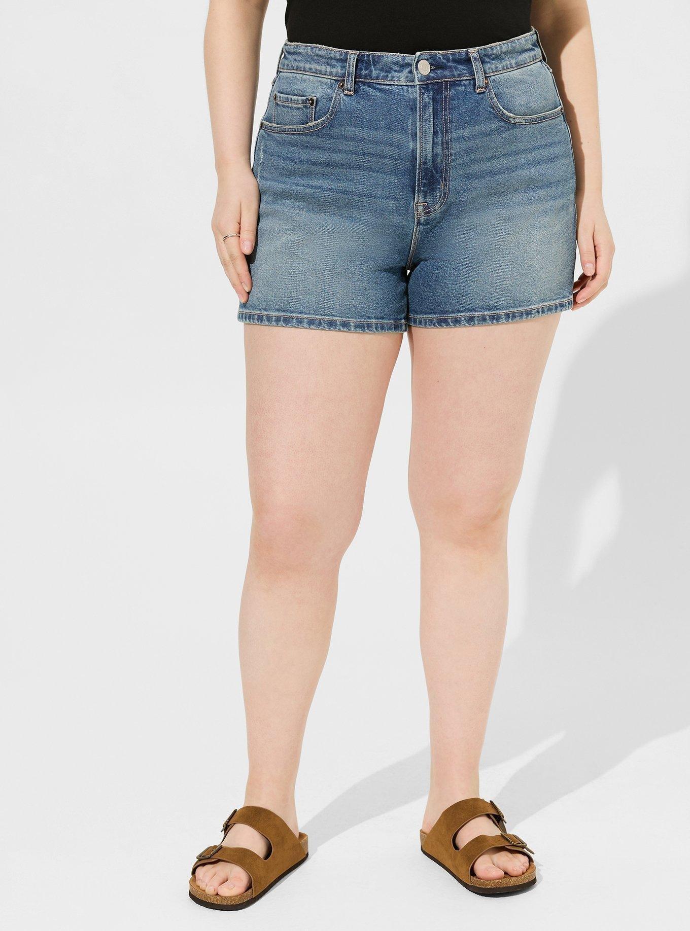 3.5 Inch High-Rise Straight Classic Denim Short