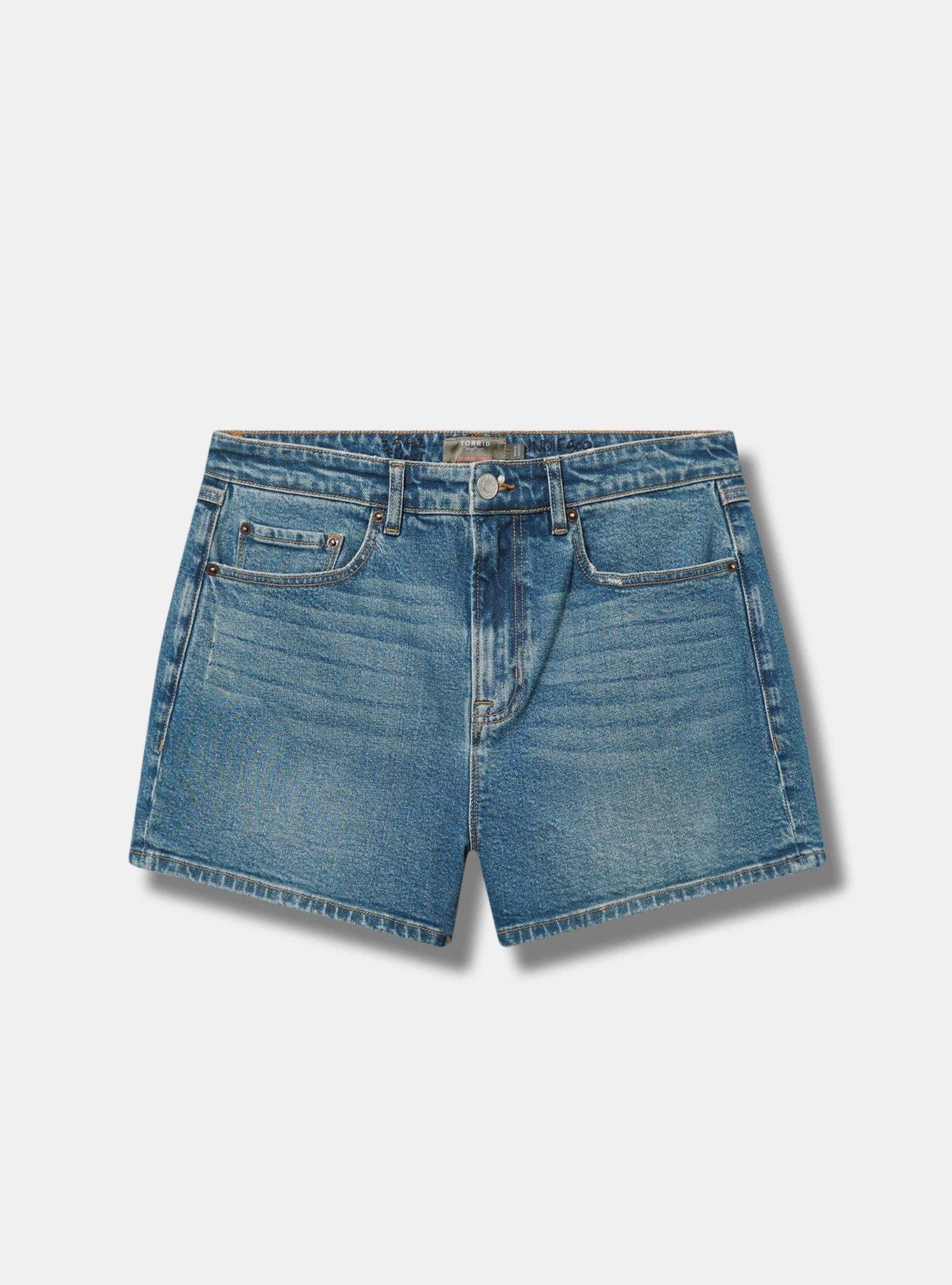 3.5 Inch High-Rise Straight Classic Denim Short