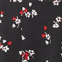 3.5 Inch Challis Short, HEART POP FLORAL DEEP BLACK, swatch