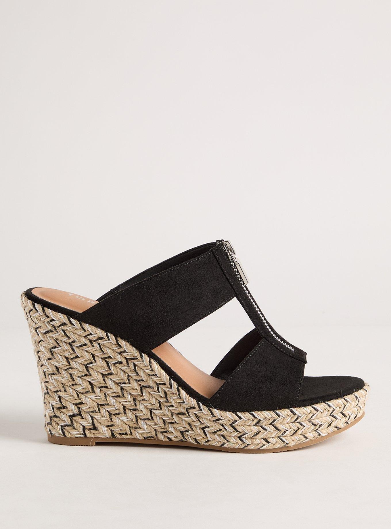 Zip Front Slip On Platform Wedge (WW