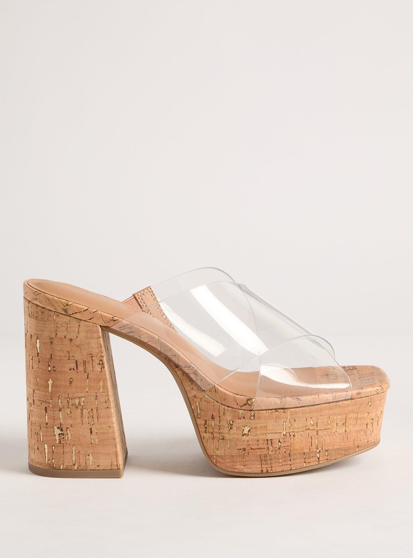 X Band Platform Heel Sandal (WW)