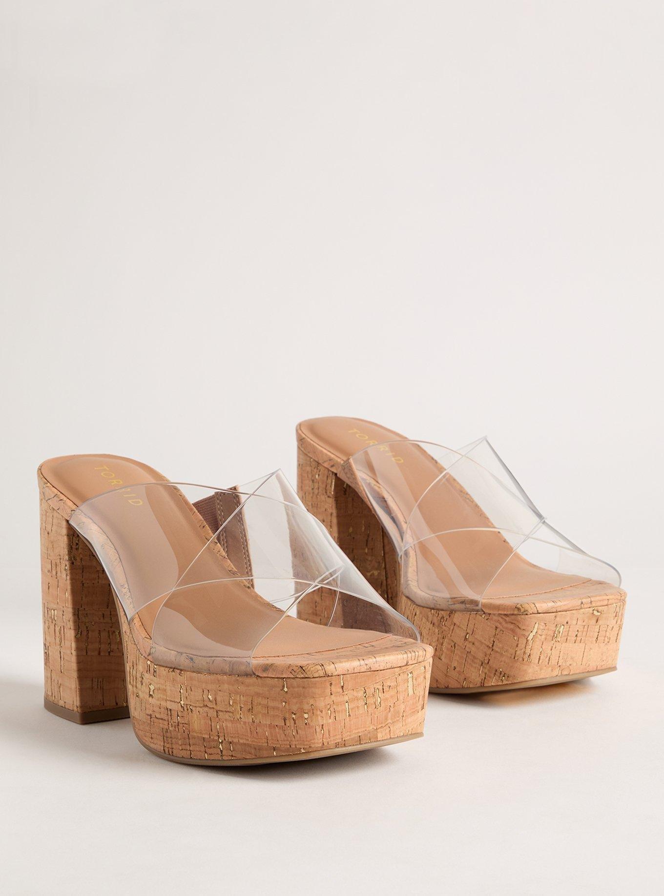 X Band Platform Heel Sandal (WW)