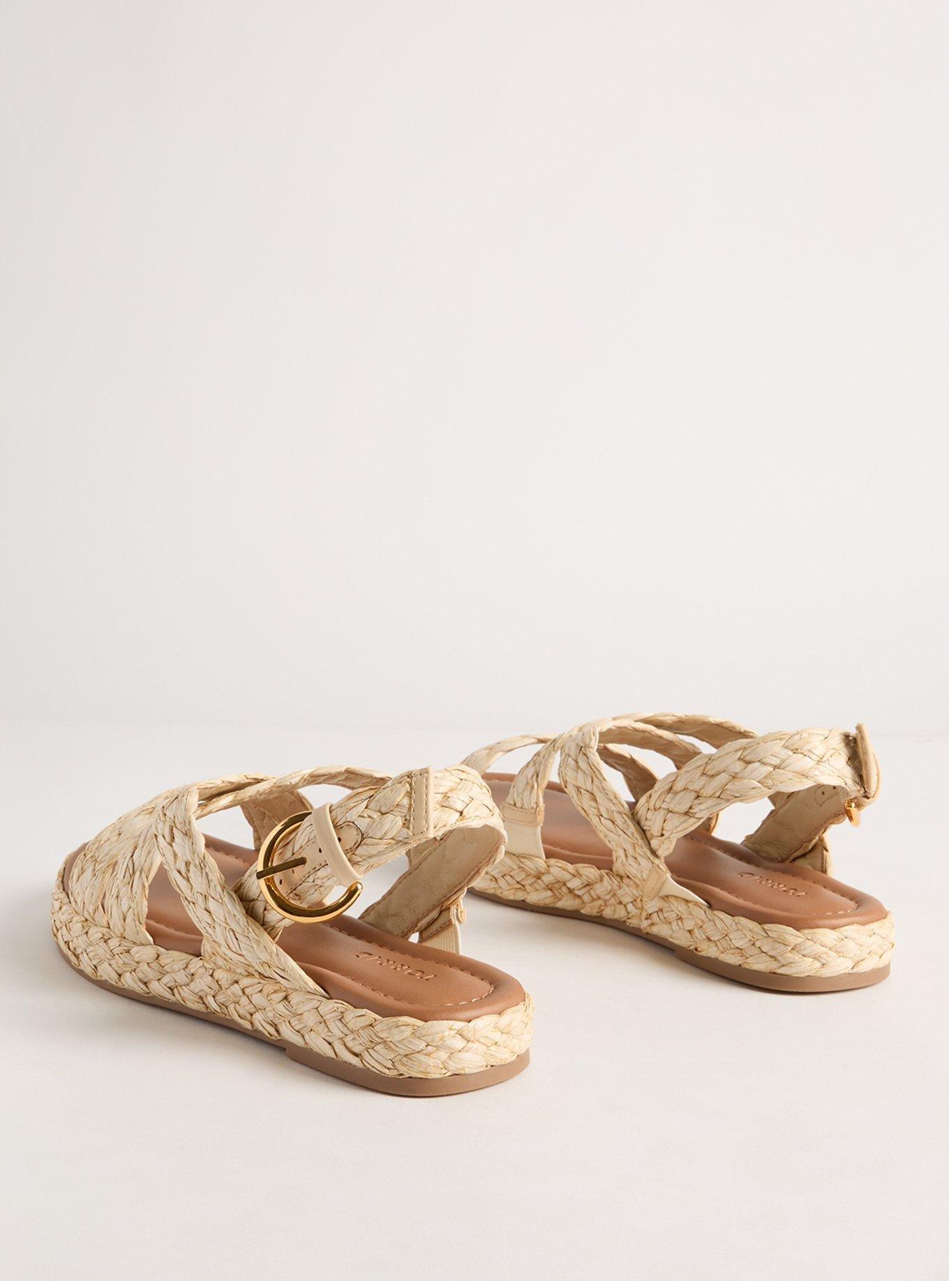 Crisscross Flatform Sandal (WW)