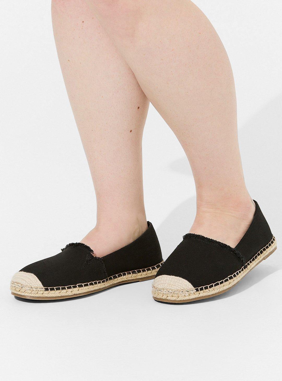 Slip On Espadrille (WW), BLACK, alternate