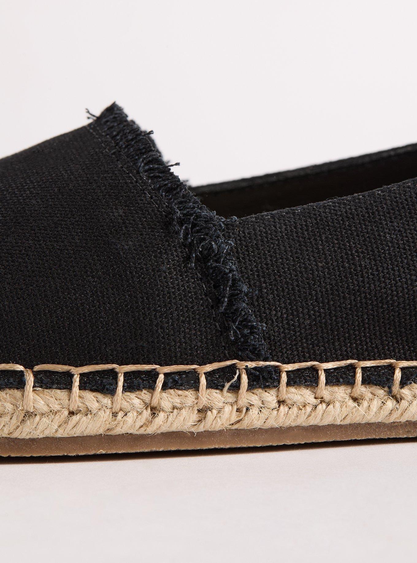 Slip On Espadrille (WW), BLACK, alternate