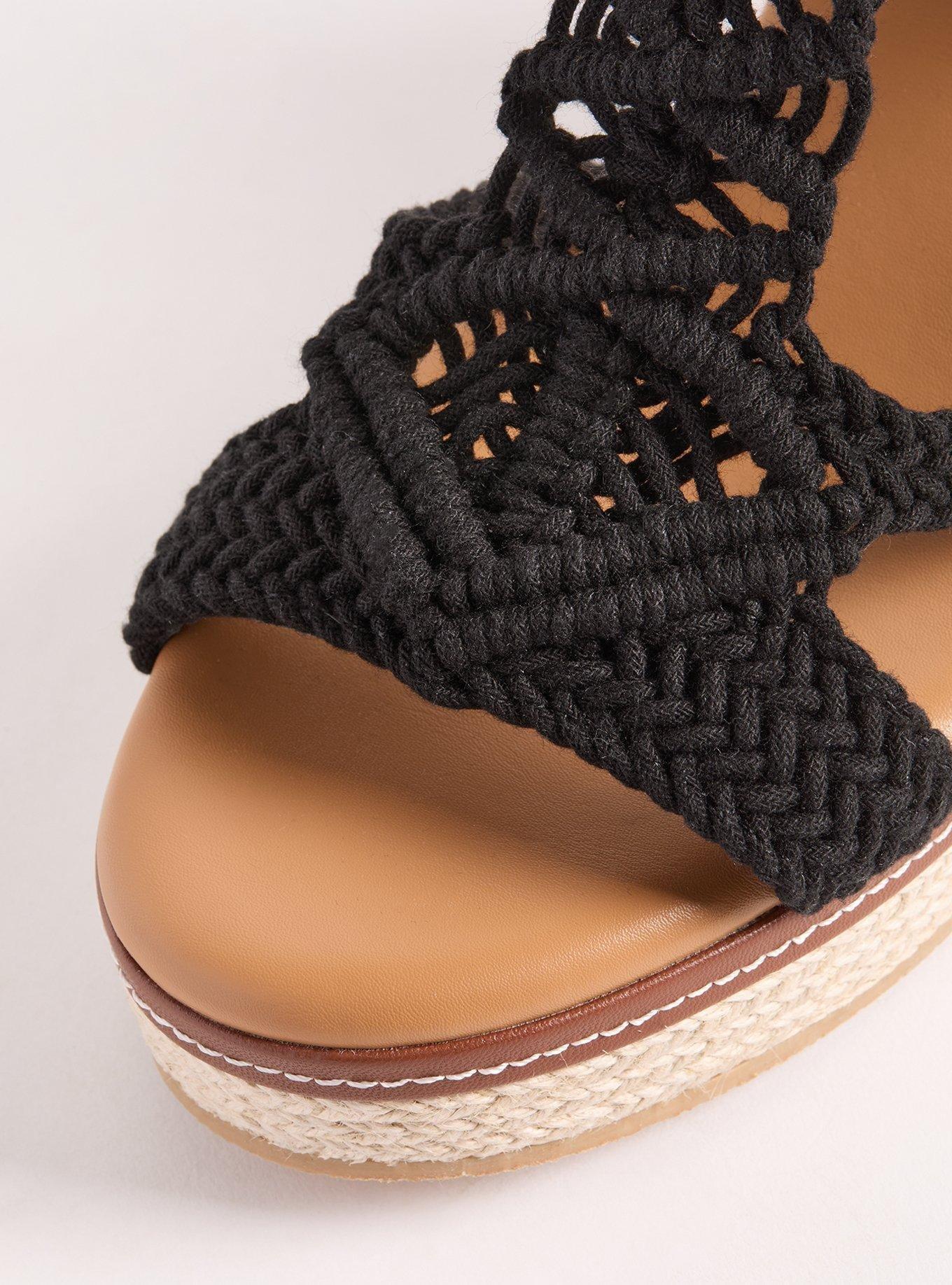 Macrame Espadrille Wedge (WW