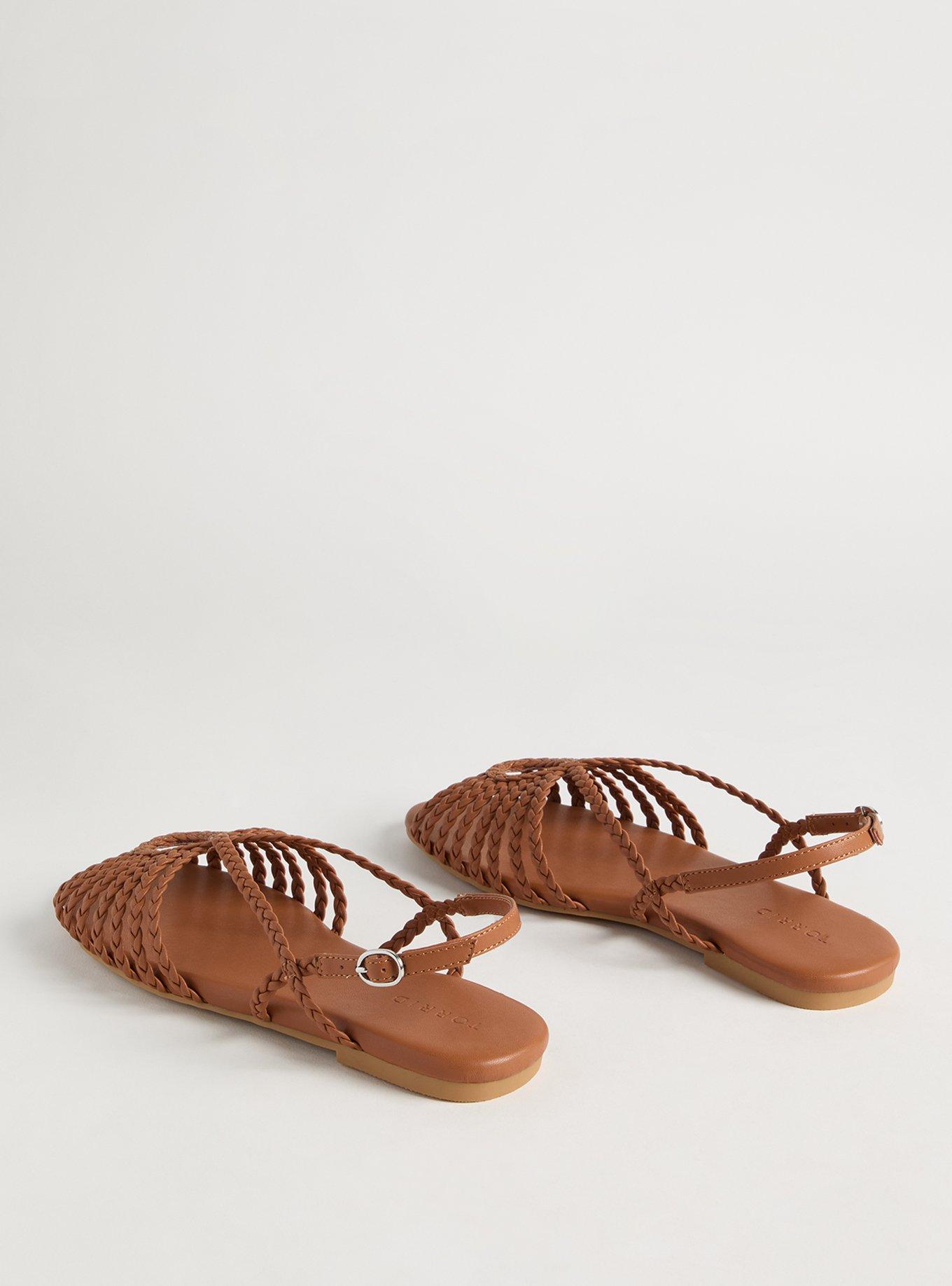 Strappy Braided Sandal