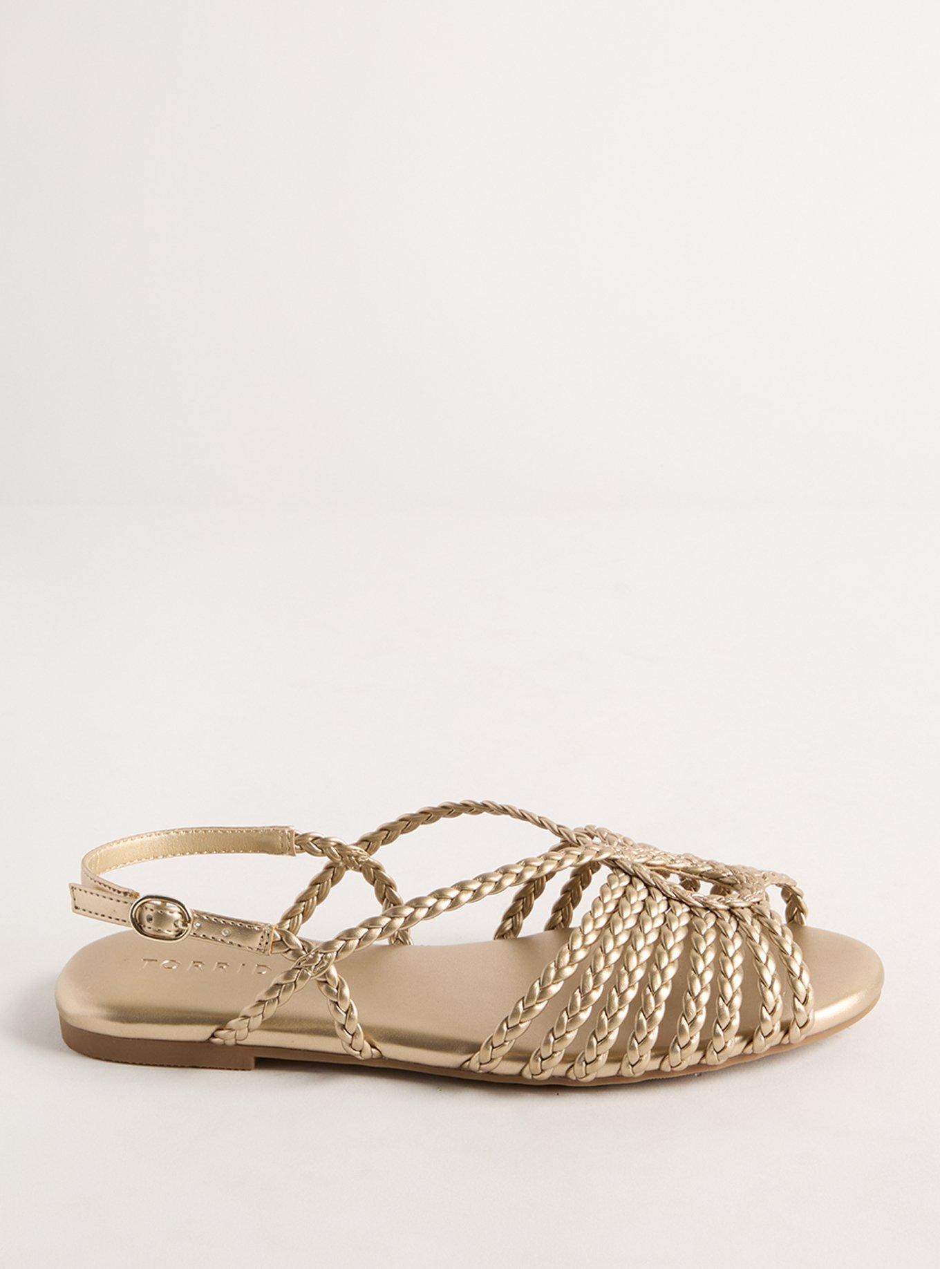 Strappy Braided Sandal (WW