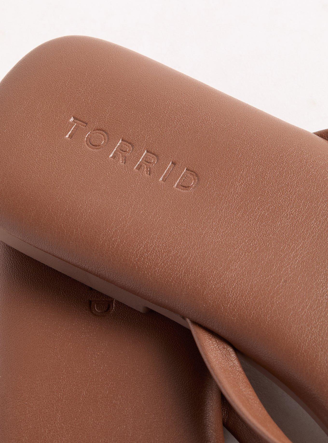 Square Toe Loop Flip Flop (WW), CHOCOLATE, alternate