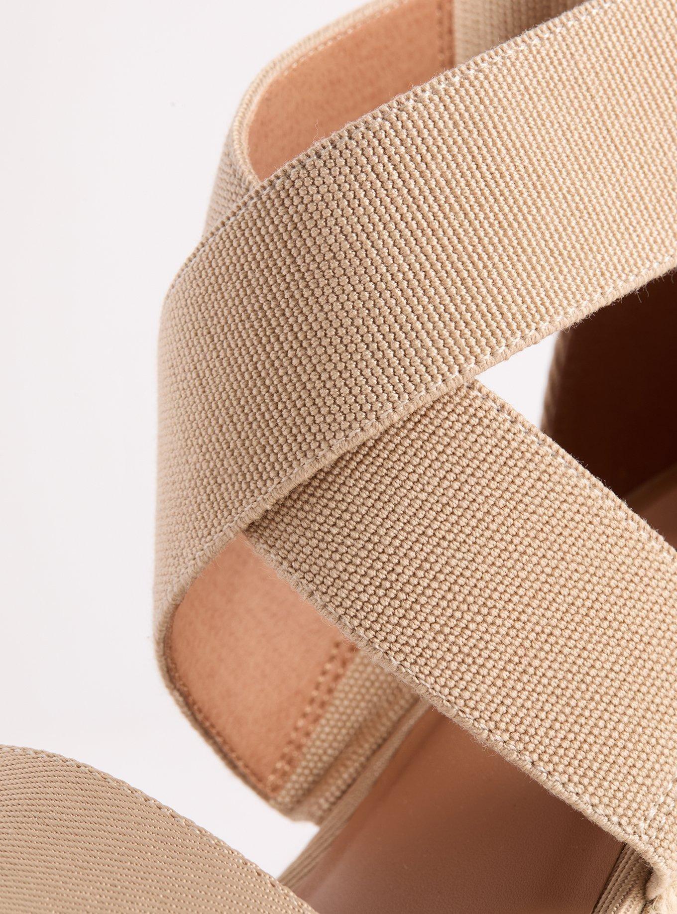 Stretch Crossband Platform Wedge (WW)