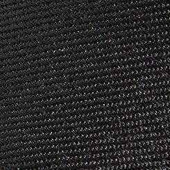 Plus Size Stretch Crossband Platform Wedge (WW) , BLACK, swatch