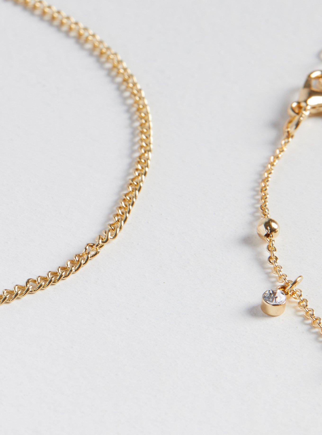 Plus Size - Rhinestone Anklet Set - Torrid