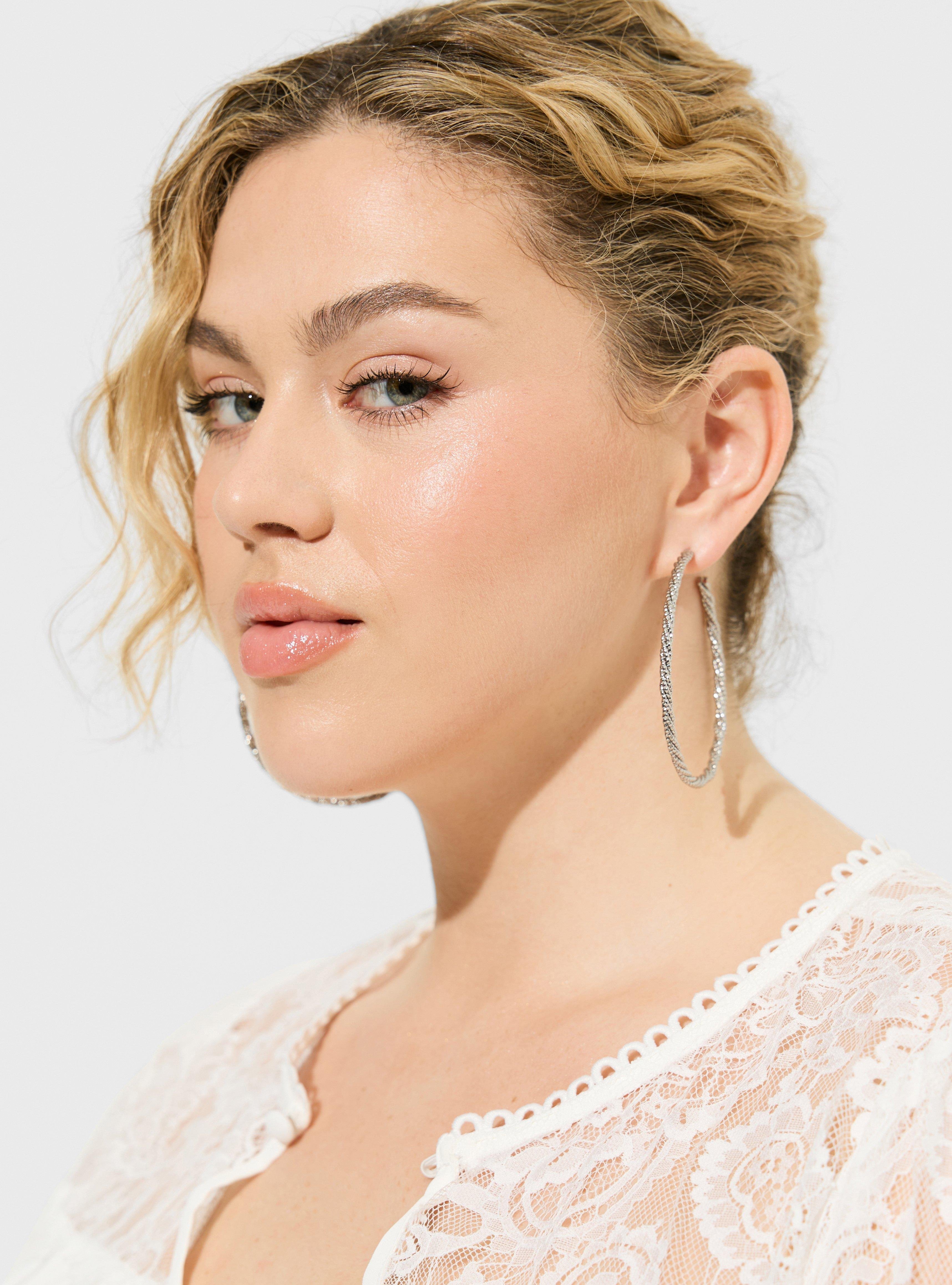 Plus Size - Large Hoop Earring Set - Torrid
