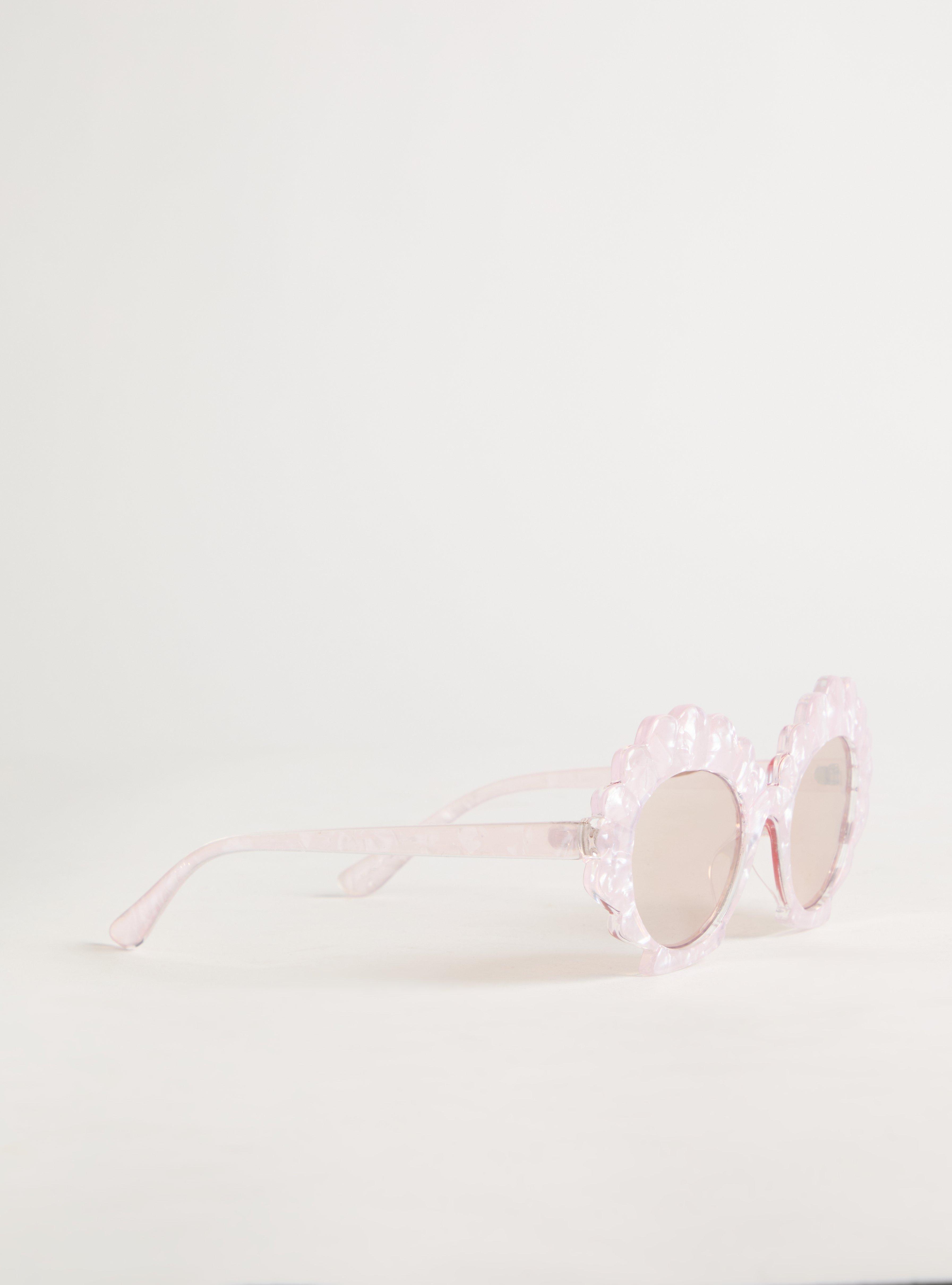 Summer Shell Reflective Lens Sunglasses