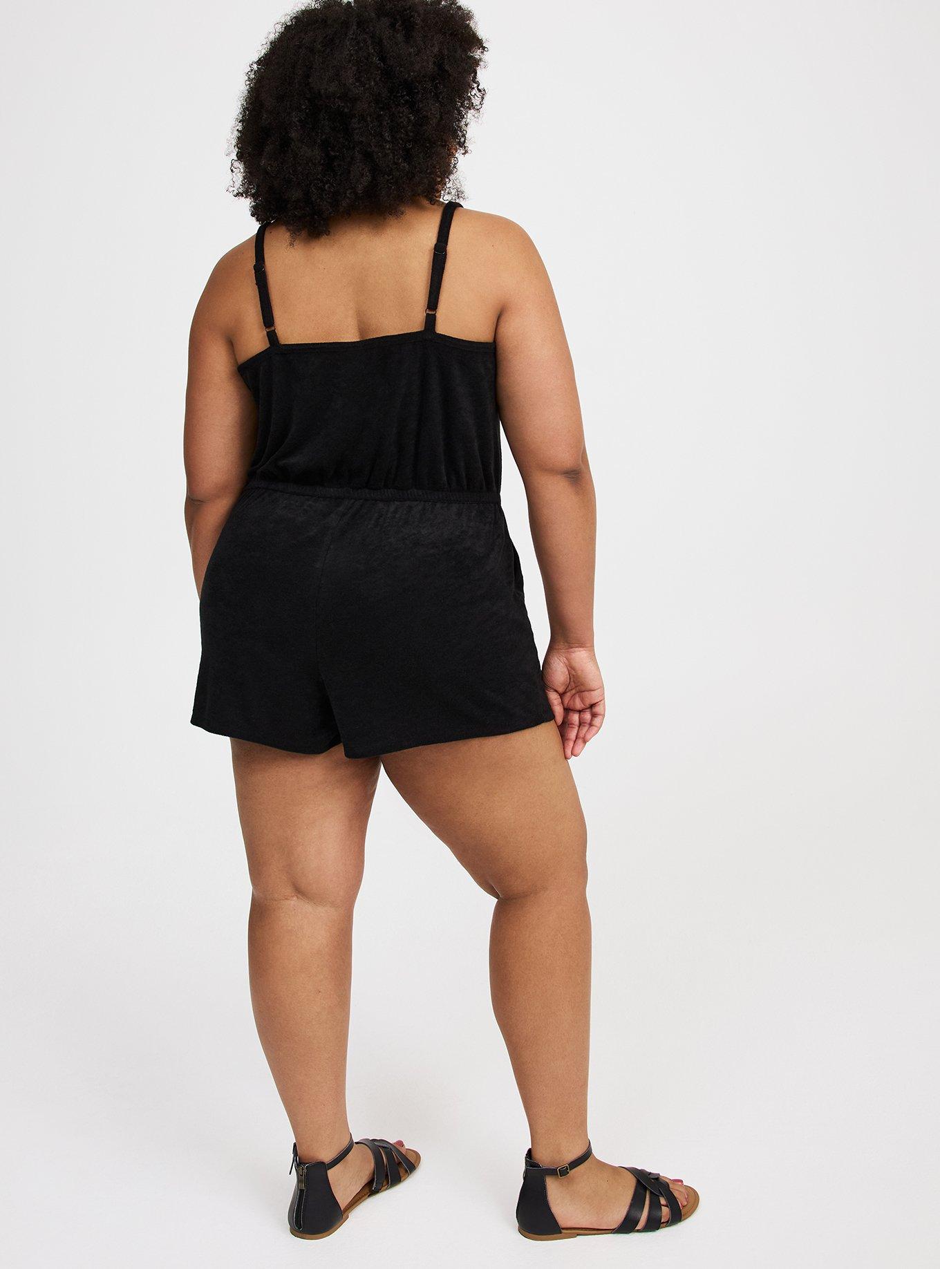 Lightweight Terry Cami Cover-Up Romper