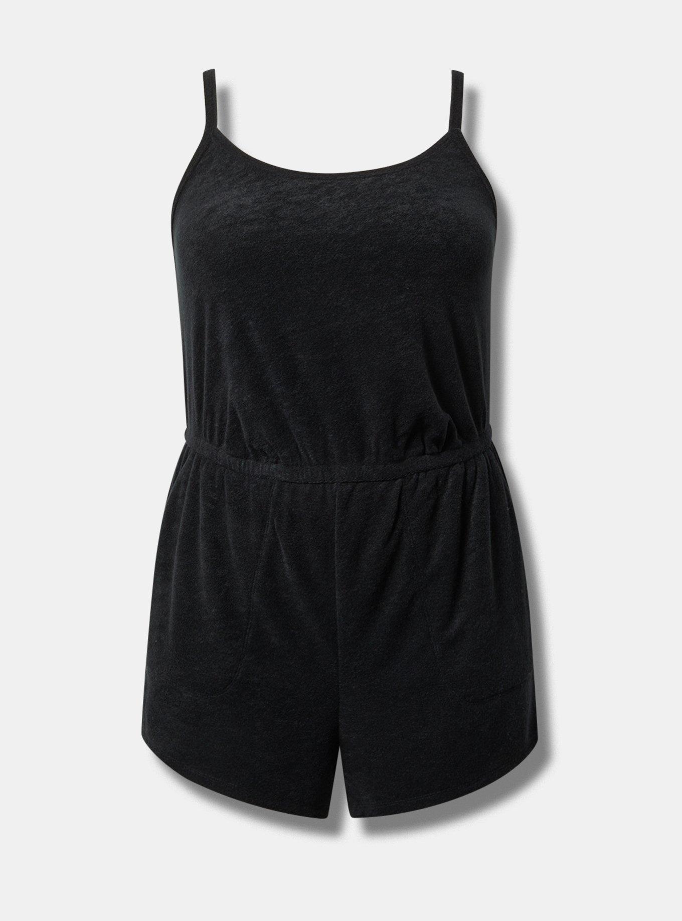 Lightweight Terry Cami Cover-Up Romper