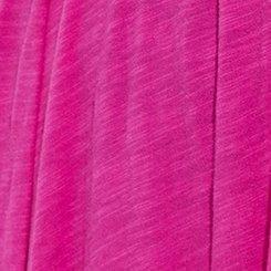 Maxi Slub Front Slit Cover-Up Skirt, BRIGHT FUCHSIA, swatch