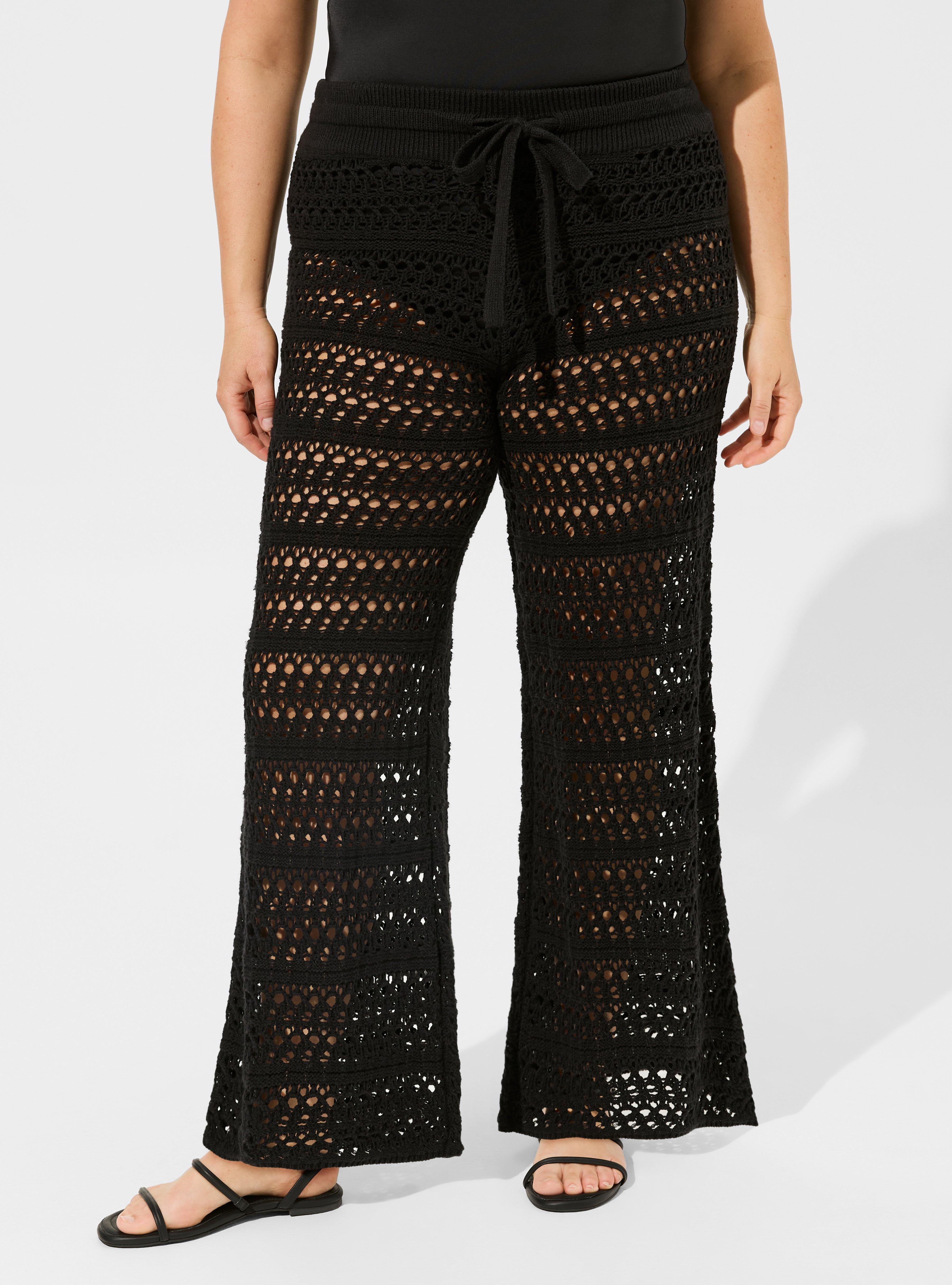 Plus Size Crochet Full Length CoverUp Pant Torrid
