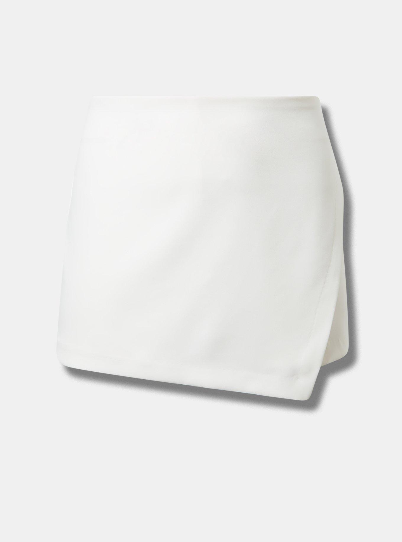 Pull-On Studio Refined Crepe Asymmetrical Skort