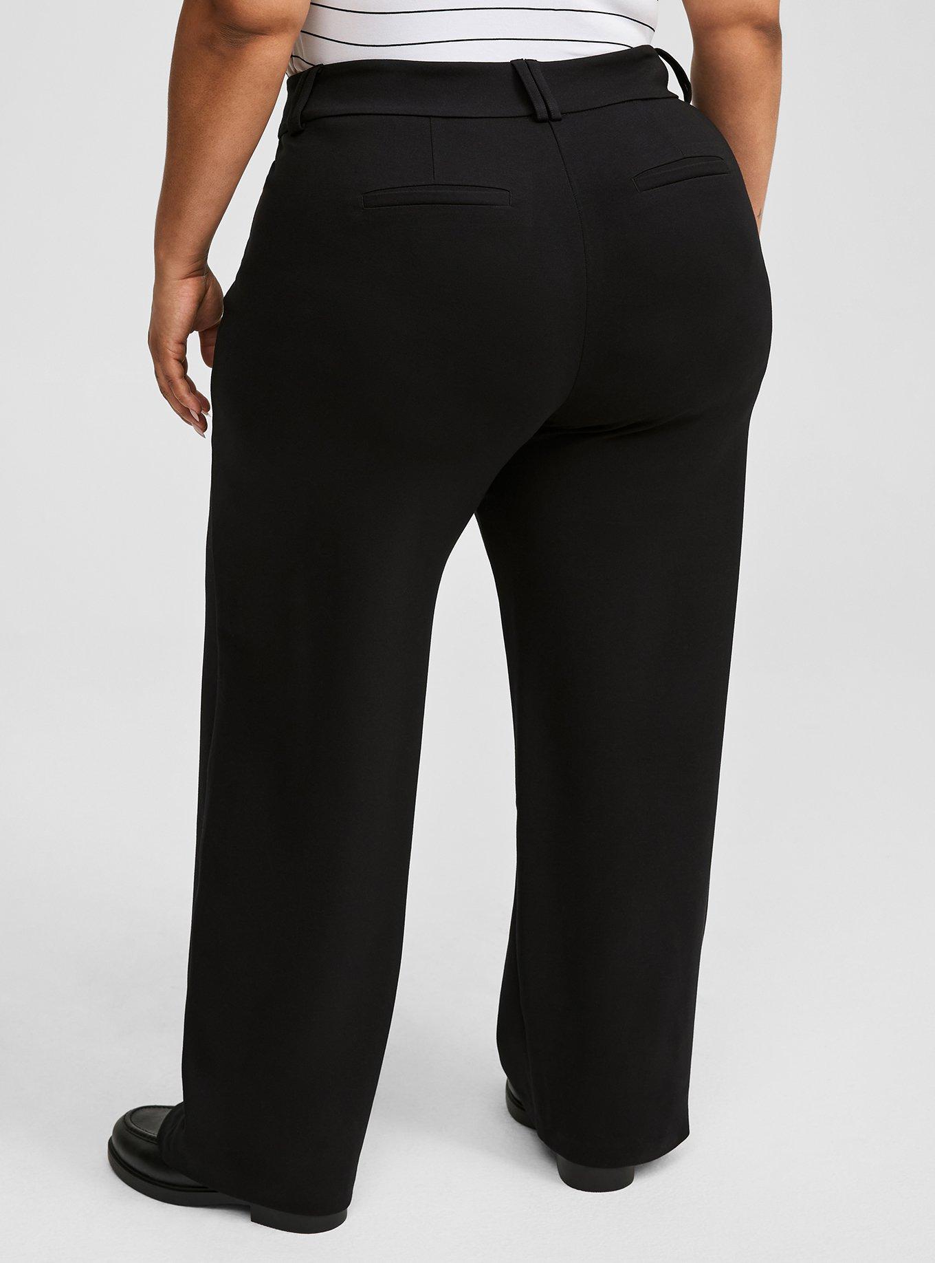 Studio Luxe Ponte Wide Leg Trouser Pant