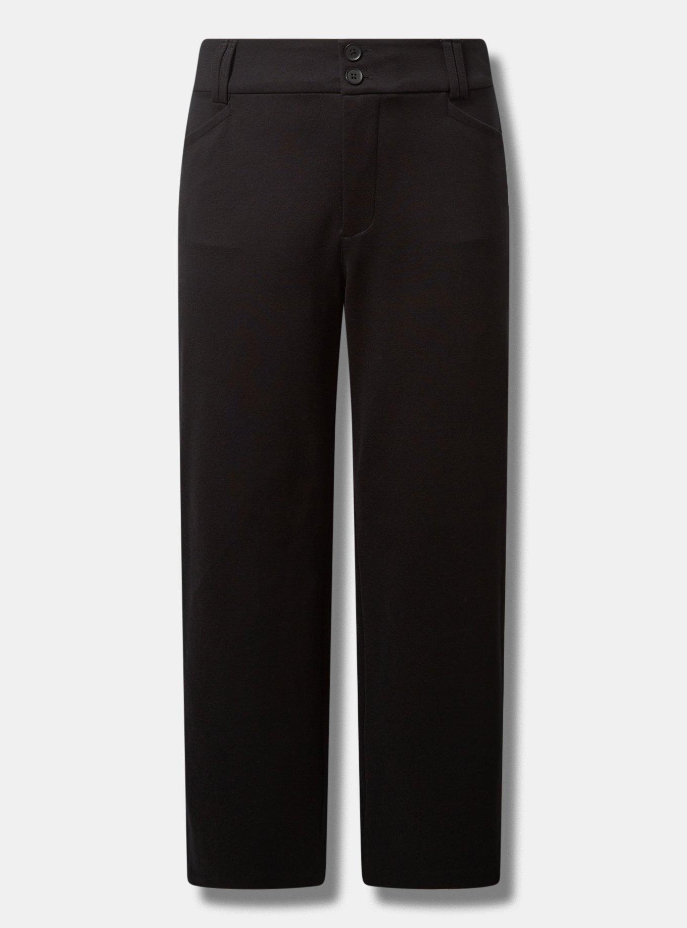 Studio Luxe Ponte Wide Leg Trouser Pant