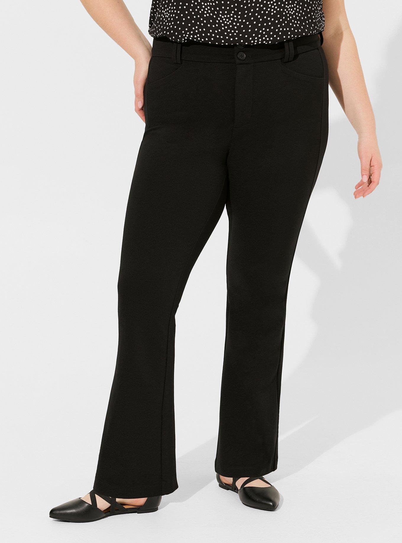 Studio Luxe Ponte High Rise Trouser Slim Boot