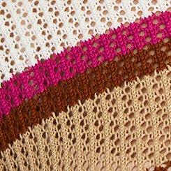 Pointelle Boxy Hoodie, CLOUD DANCER CARAMEL CAFE GINGER ROOT, swatch