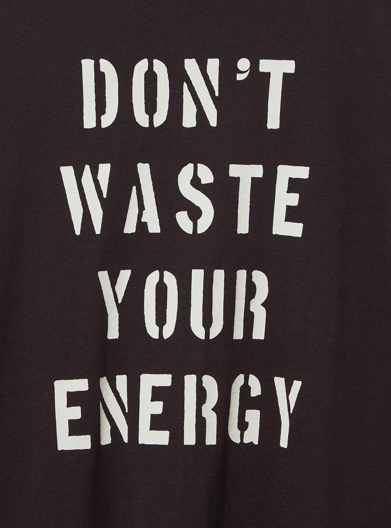 Waste Energy Classic Fit Heritage Jersey Crew Tee