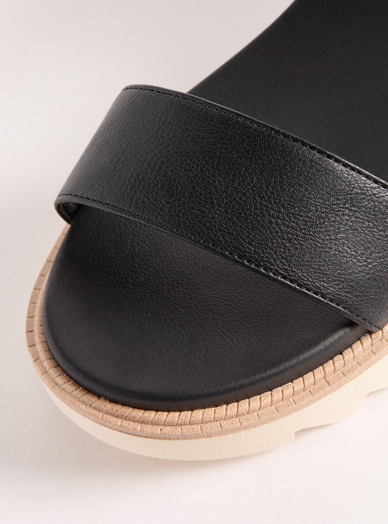 Two Piece Stretch Platform Sandal (WW)