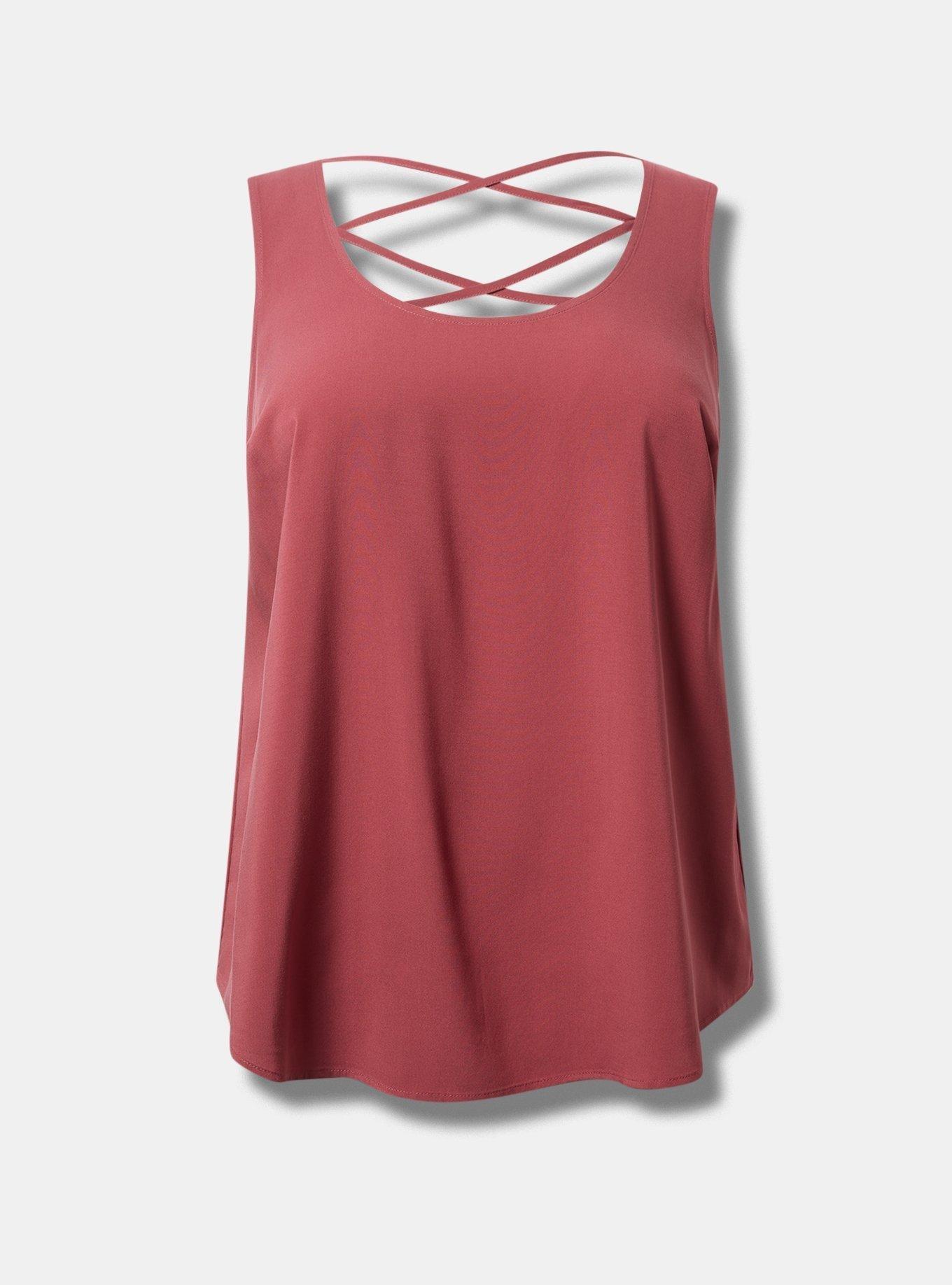 Challis Back Criss Cross Tank