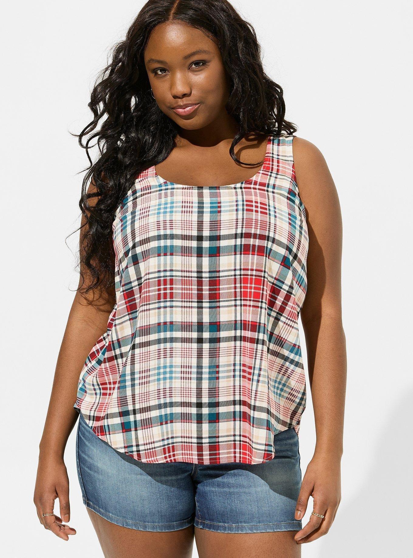 Challis Back Criss Cross Tank