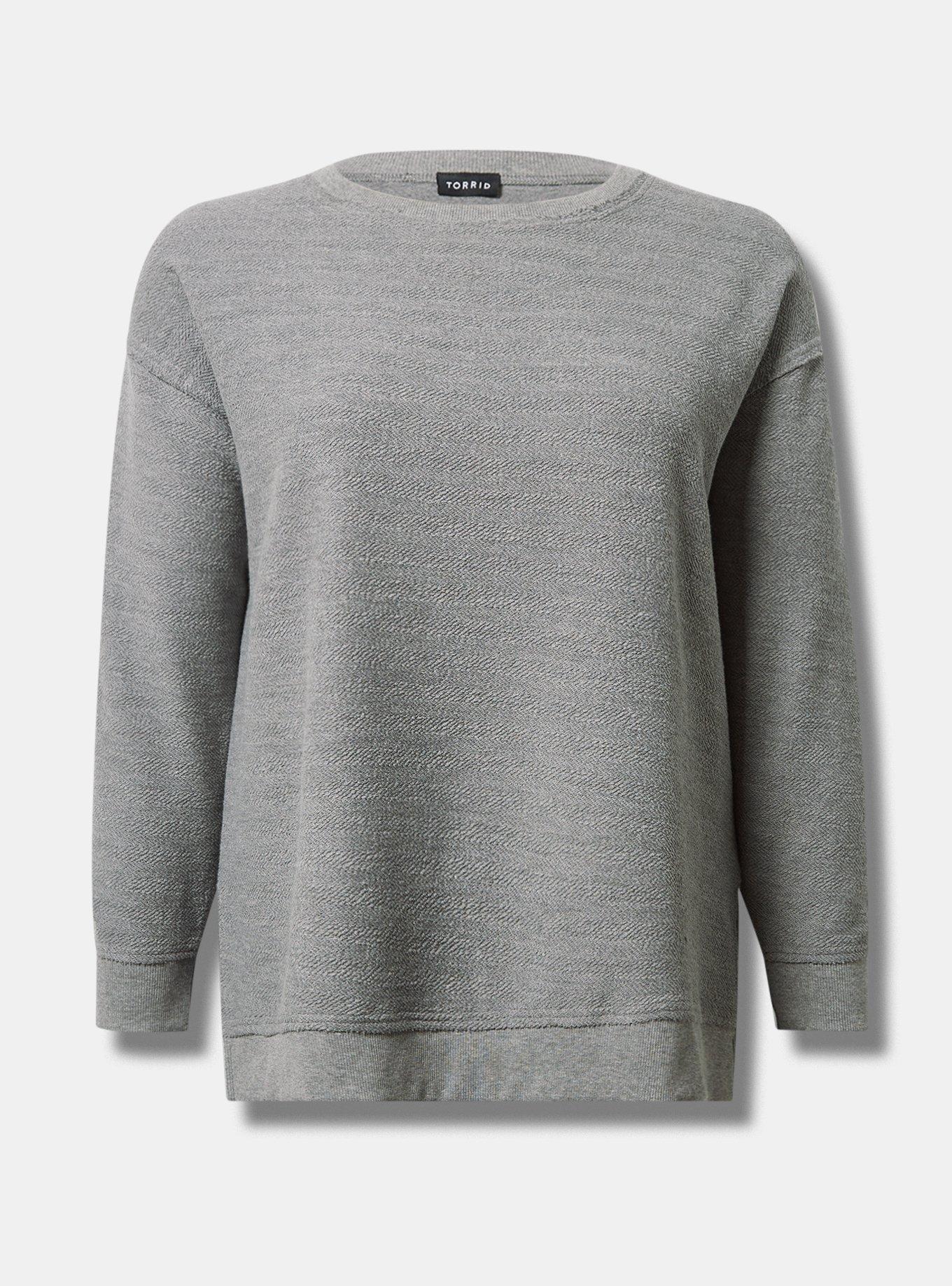 Reverse French Terry Drop Shoulder Sweatshirt