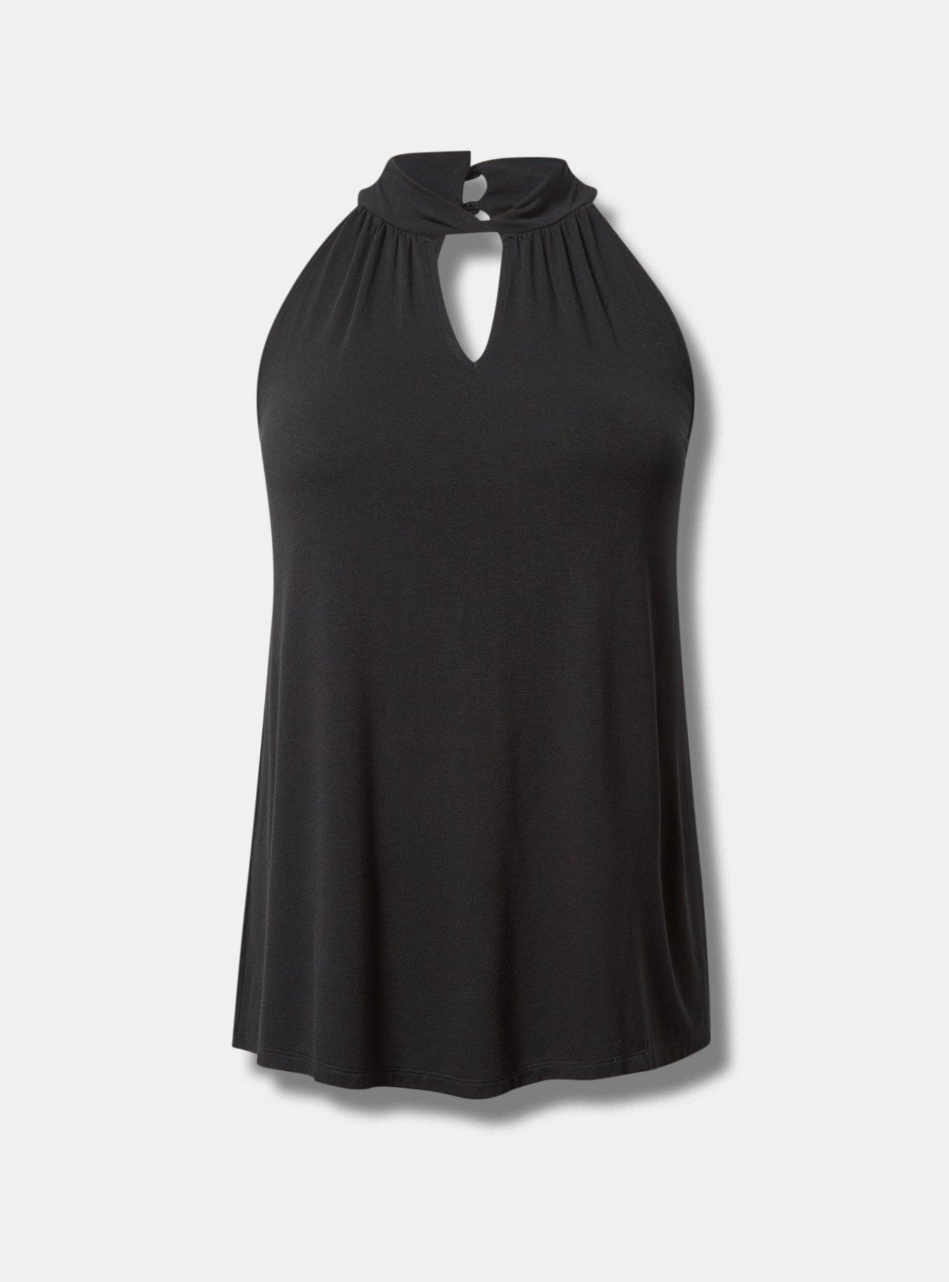 Studio Tissue Jersey Twist Collar Goddess Tank