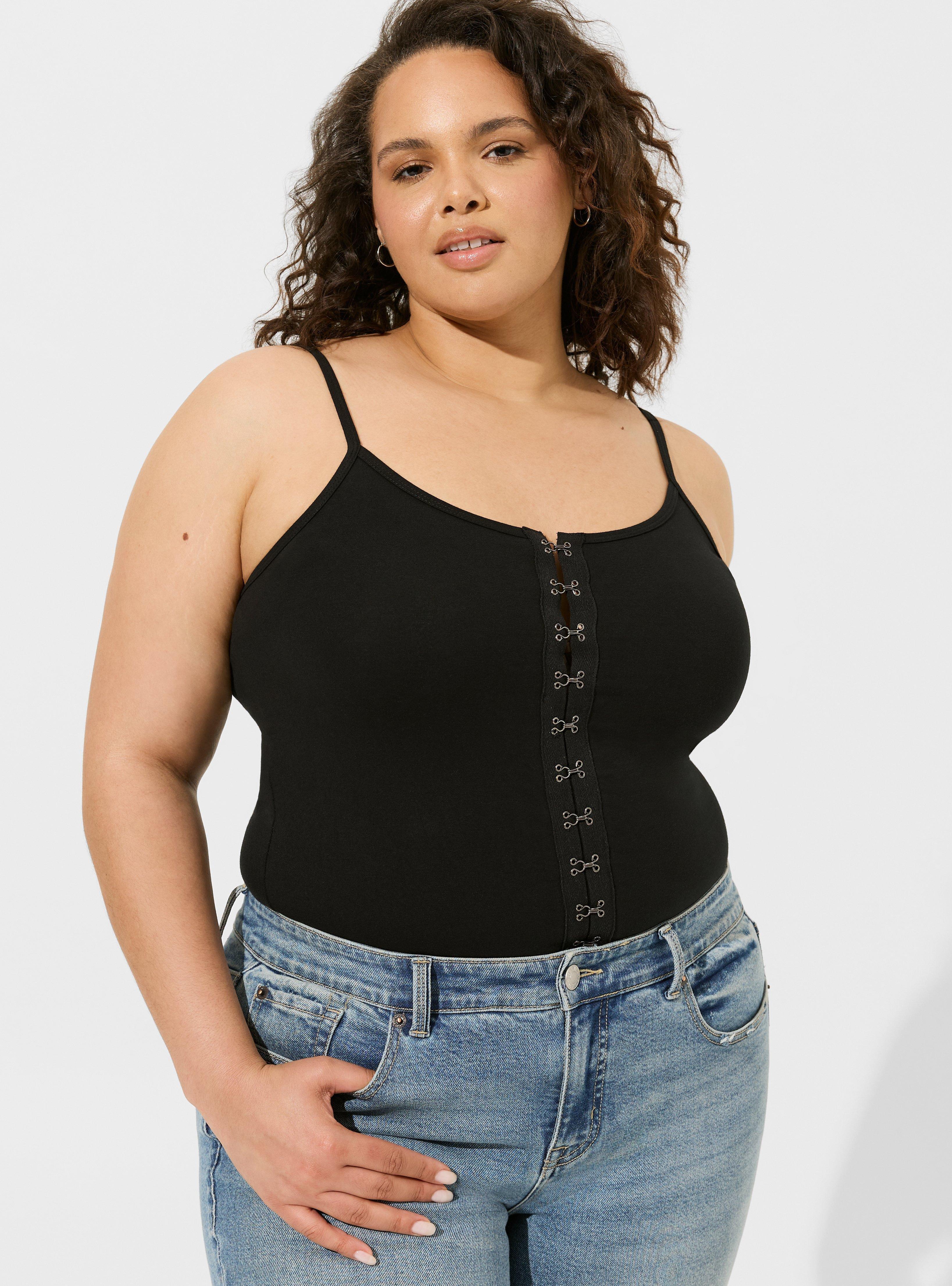 Plus Size - Foxy Scoop Neck Hook And Eye Cami - Torrid