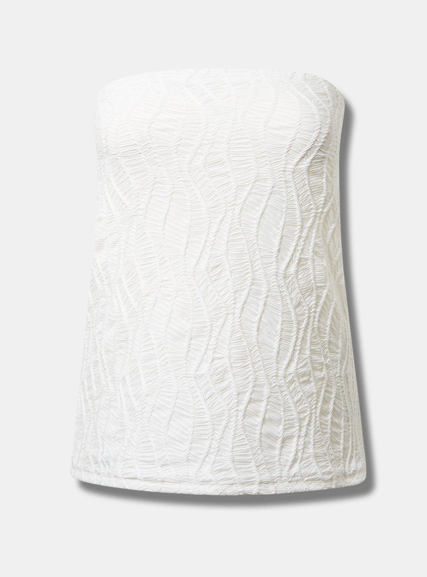 Contrast Sheered Tube Top