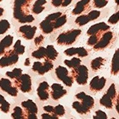 Georgette Lattice V-Neck Flutter Sleeve Blouse, FRIDA LEOPARD PRISTINE, swatch