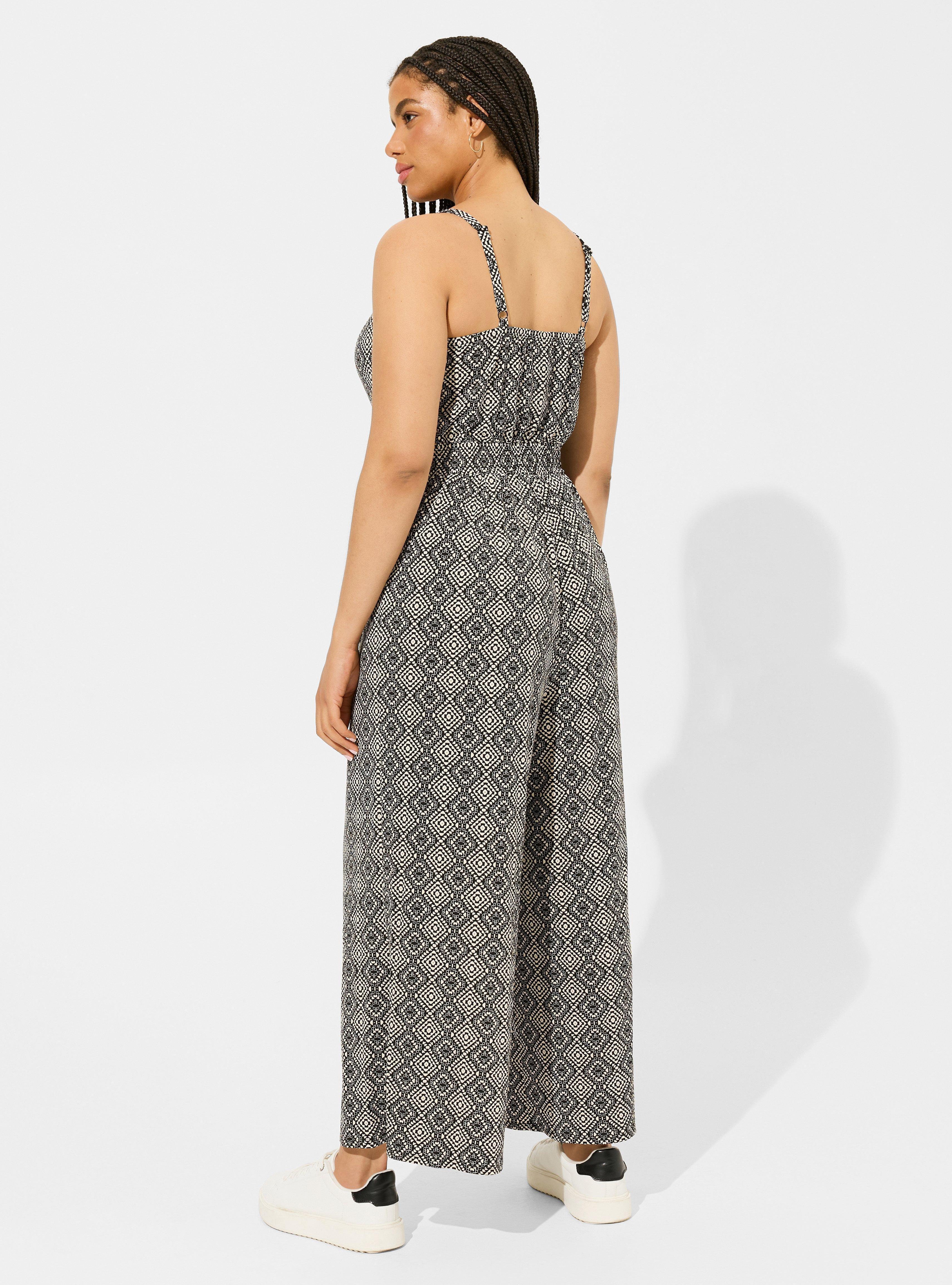 Studio Knit Tube Top Wide Leg Jumpsuit