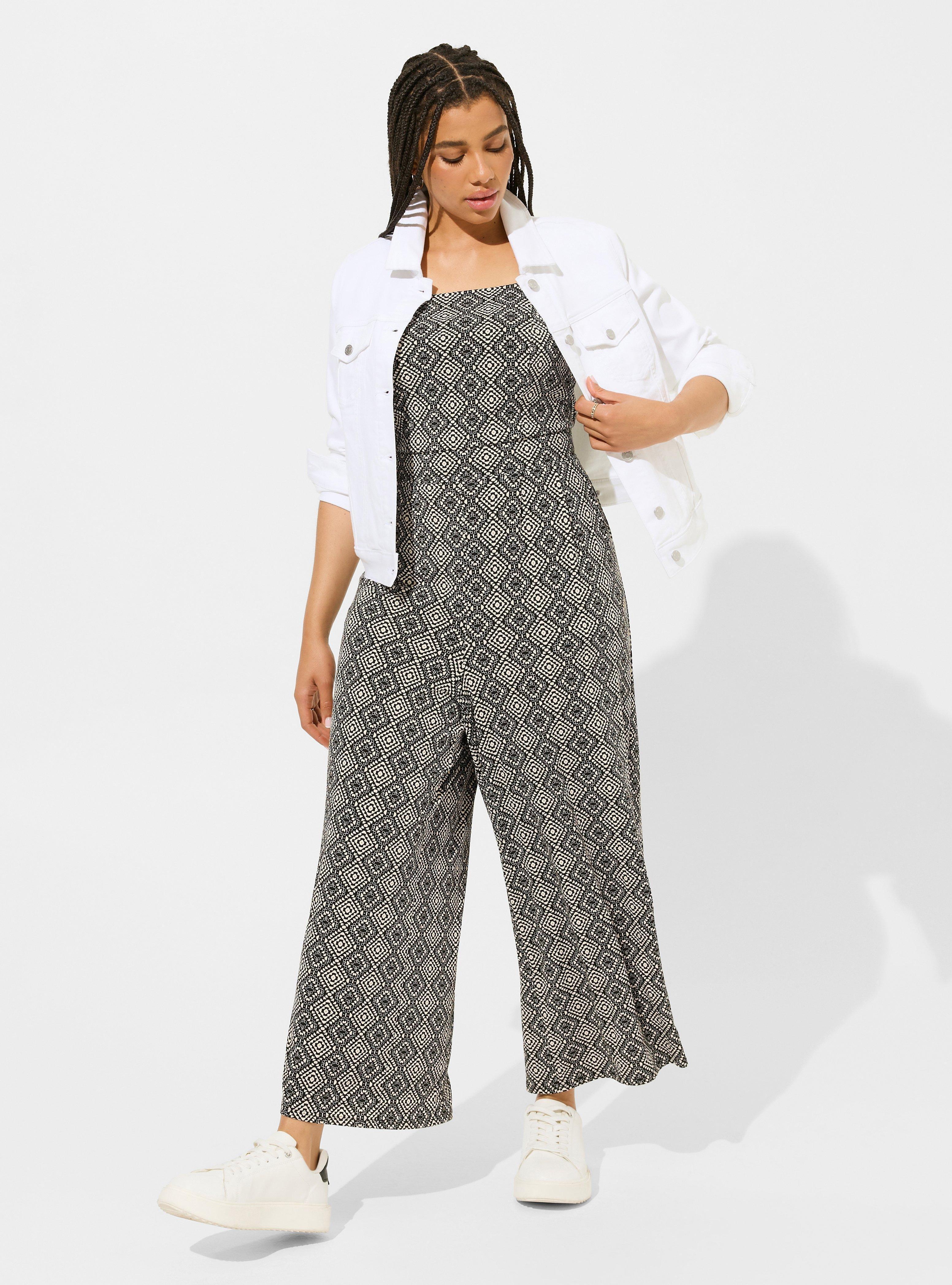 Studio Knit Tube Top Wide Leg Jumpsuit